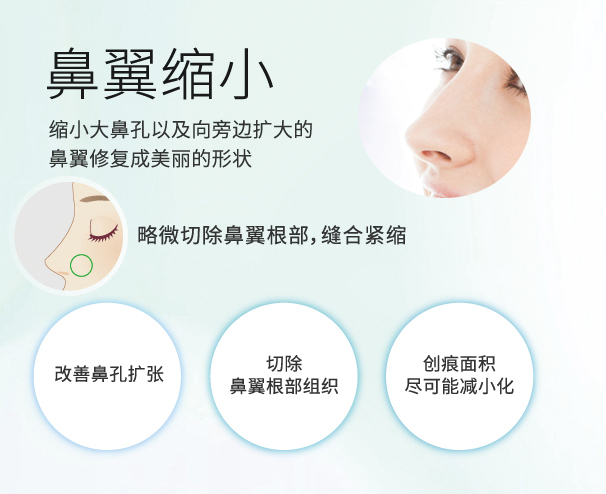 鼻翼缩小
